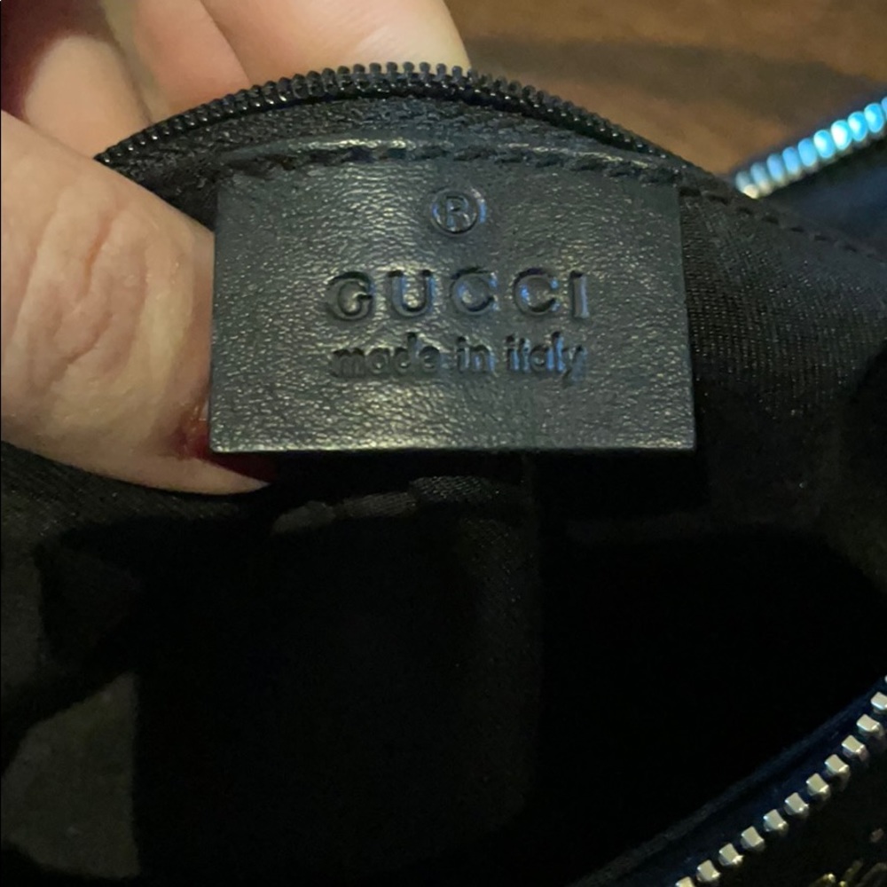 Gucci Black GG Canvas Small D Ring Shoulder Bag - Picture 5 of 7